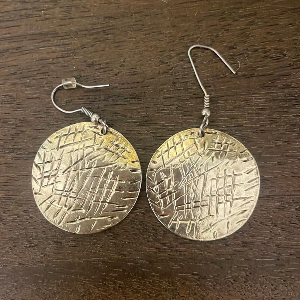 Gold earrings